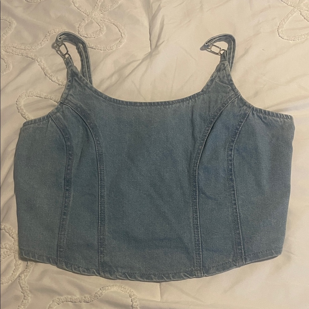 Denim Blue Women's Top